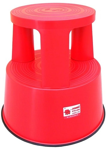 Jumbo hobby elefantskammel rød 45 cm.max 150 kg 41JEF45