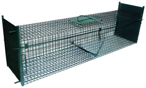 Ryom trådfælde med faldlem og 2 indgange, 103 cm