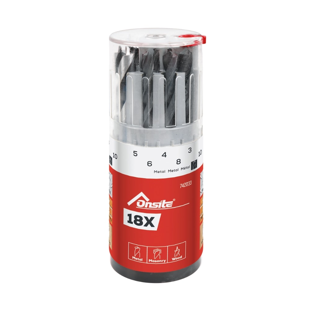 Onsite Drill cassette 18 pieces Combi
