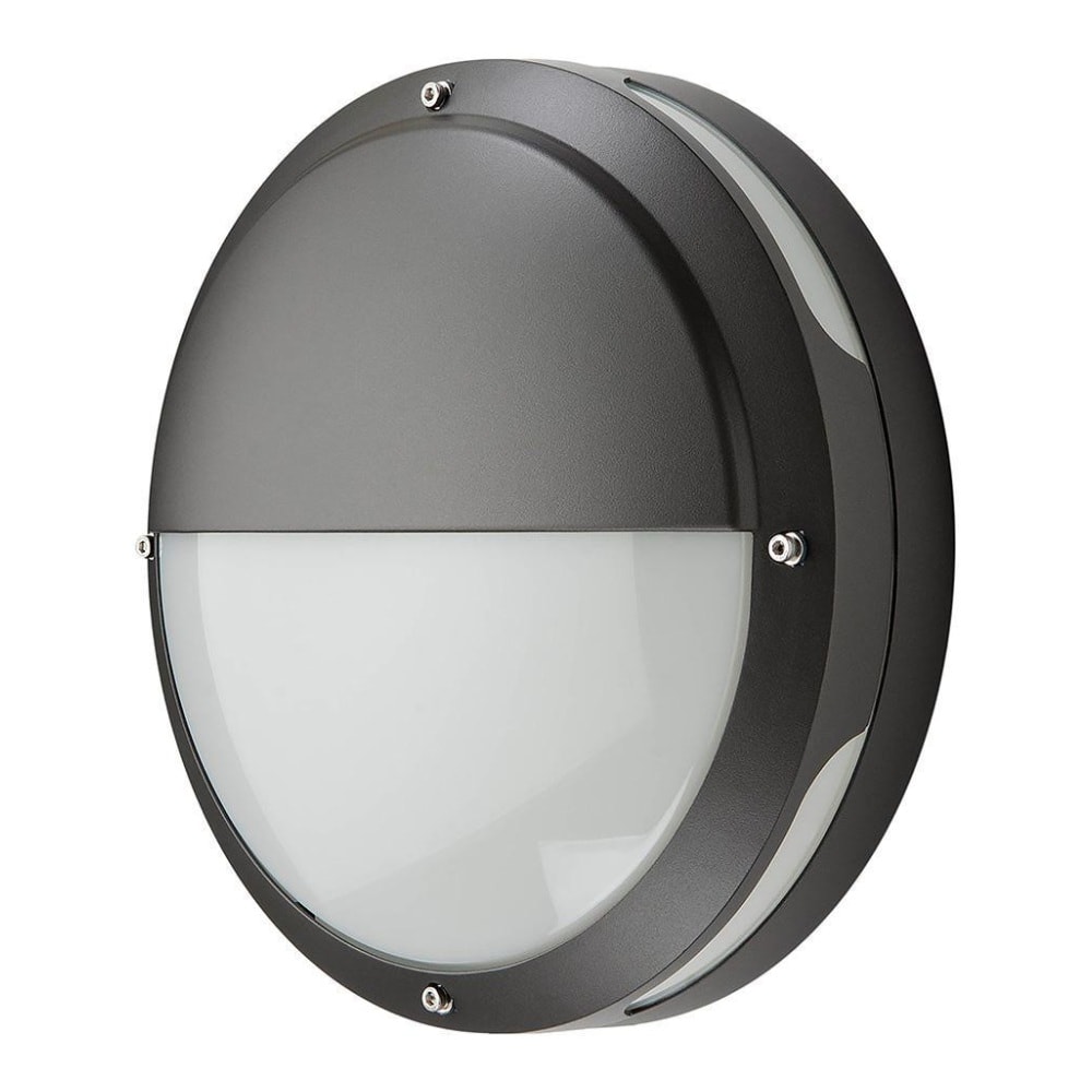 SG Tardo 2000 LED væglampe i grafit 19W 3000K IP65 Ø32,5 cm