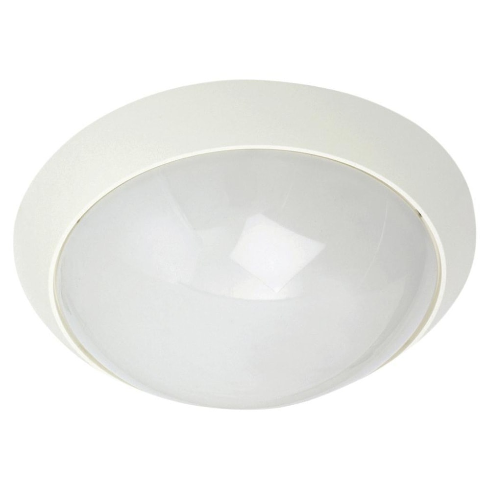 SG Enøk LED plafond i mat hvid IP21 E27
