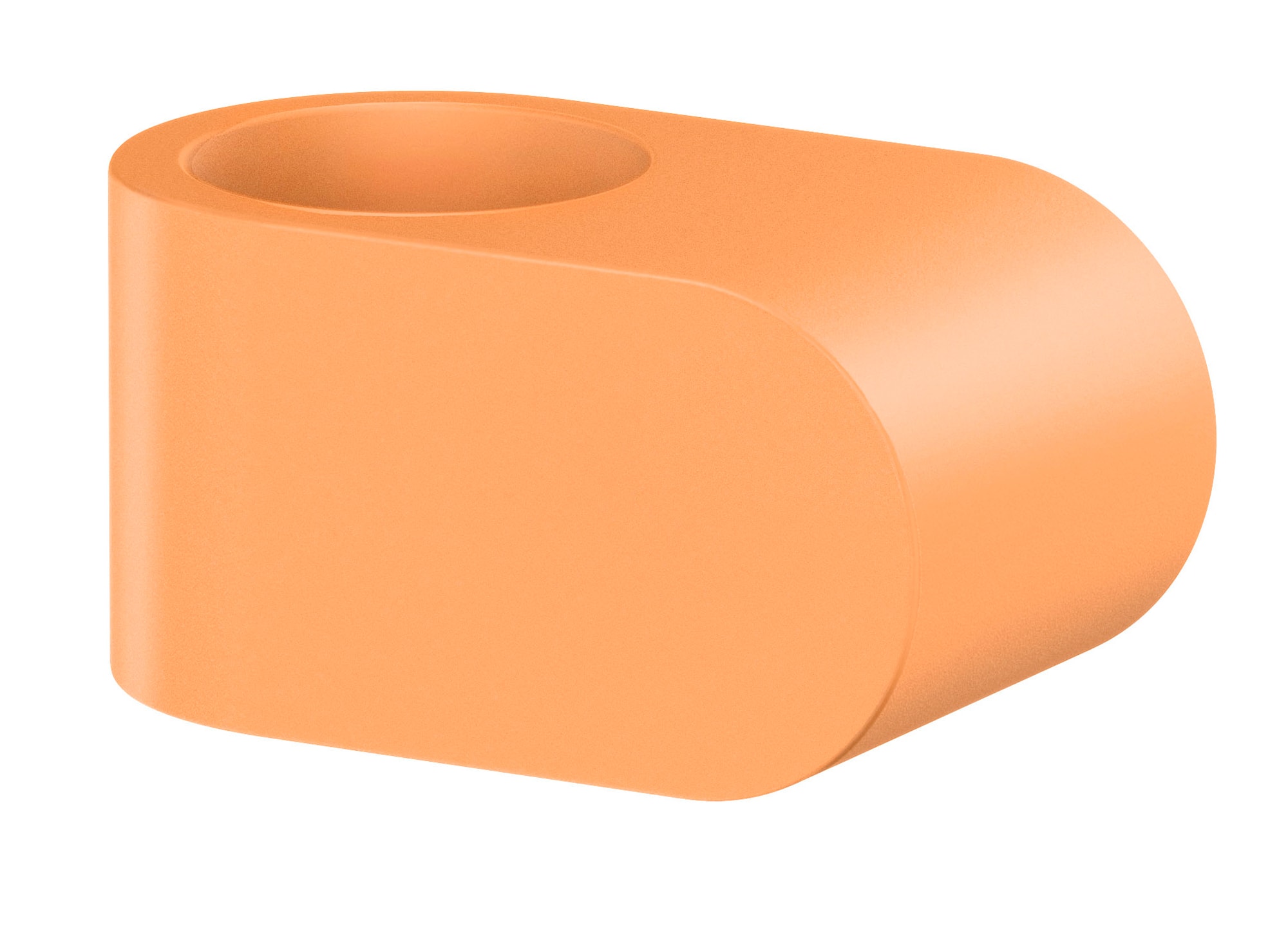Beslagsboden dørstop til dørgreb orange gummi 34 mm