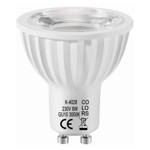 Halo Design Colors LED pære 6 watt GU10 3-step dæmper