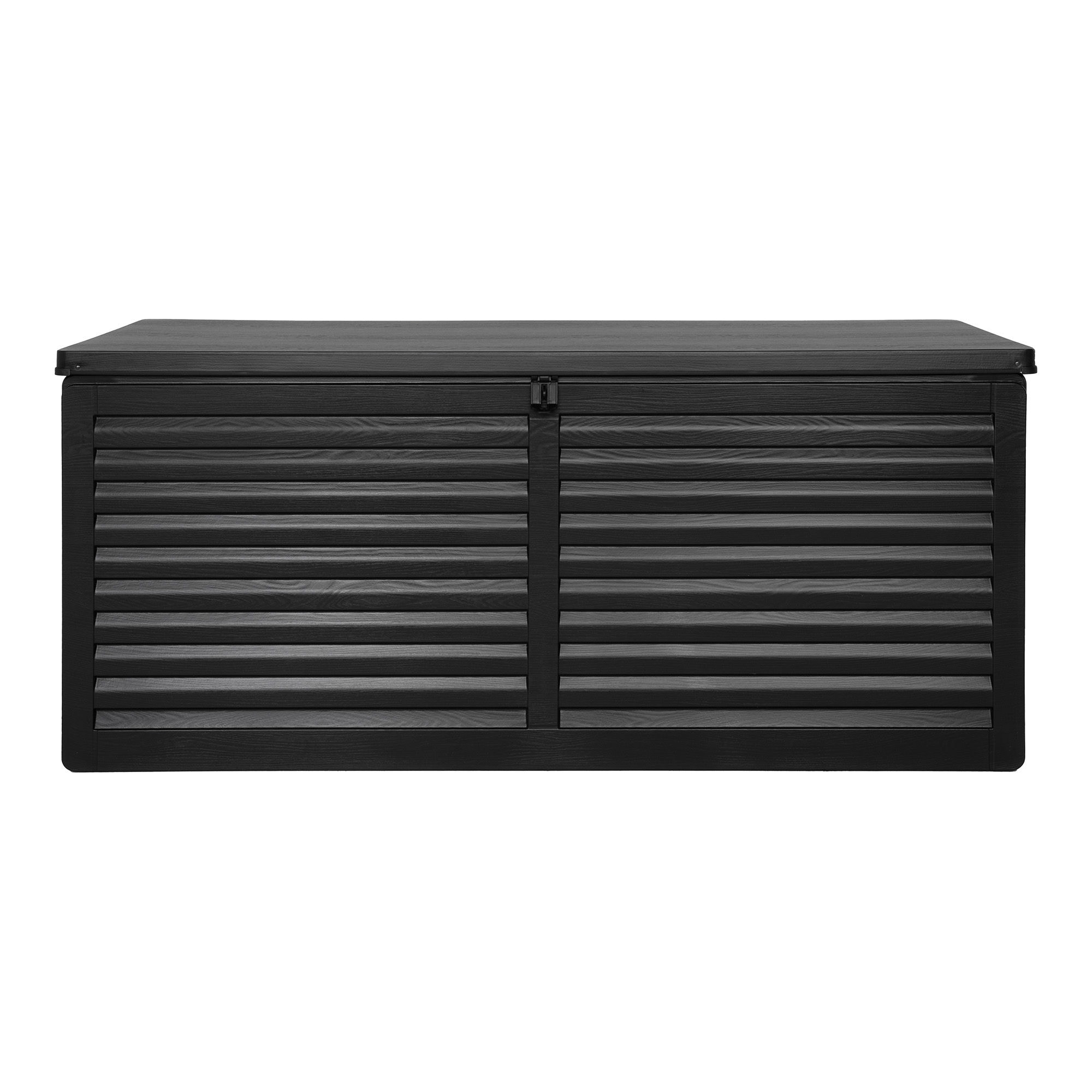 House Nordic Dubrovnik hyndeboks i sort plast 146,5 x 61 x 64,5 cm 490L