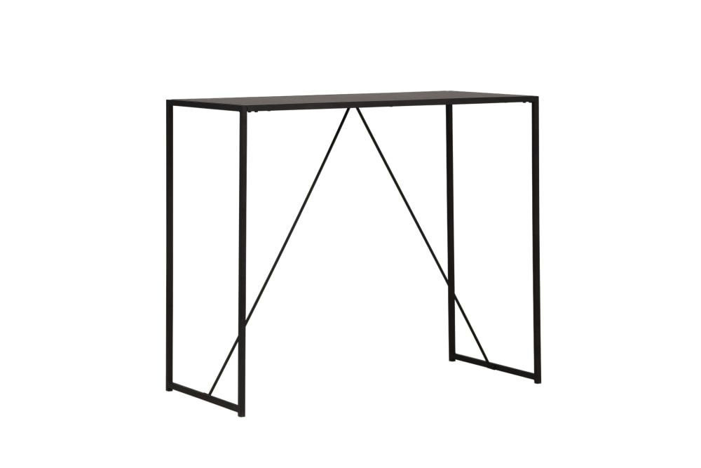 Venture Design Brea barbord i sort/sort MDF 120 x 60 x 105 cm