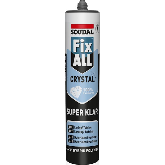 Soudal Fix ALL Crystal fugeklæber