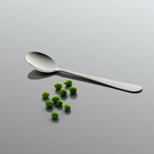 Aida Atelier café latte ske i rustfrit stål, 4 stk.