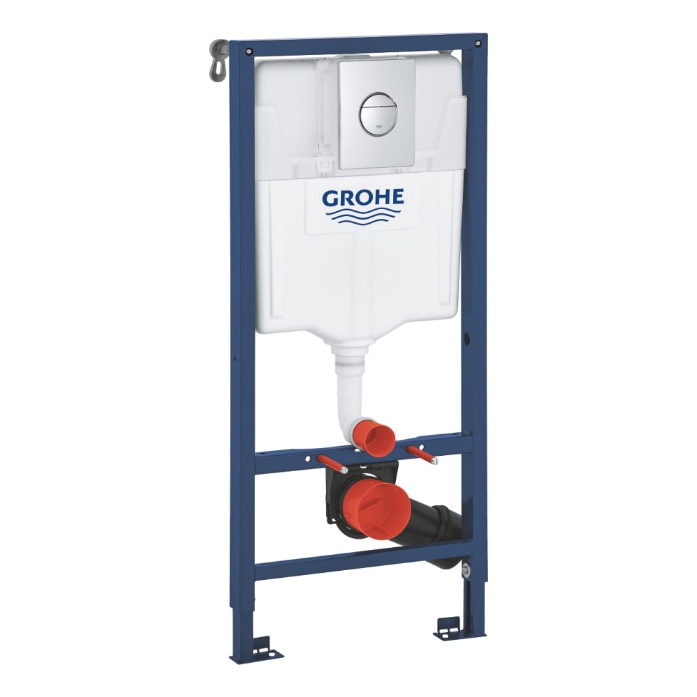 Grohe Solido 4-i-1 installationssæt til væghængt toilet 6-9L H1,13 m