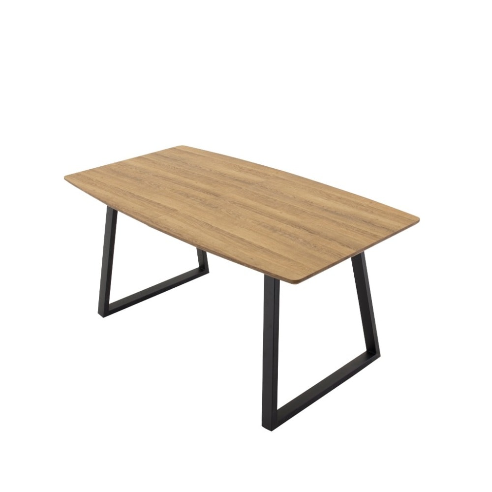 Venture Design Inca spisebord i hvid og grå egelook 160 / 200 x 85 cm