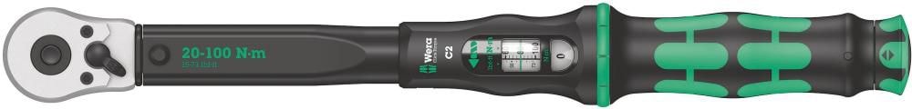 Wera Click-Torque C 2 momentnøgle med omskifterskralde 20-100 Nm - Momentnøgler, Håndværktøj