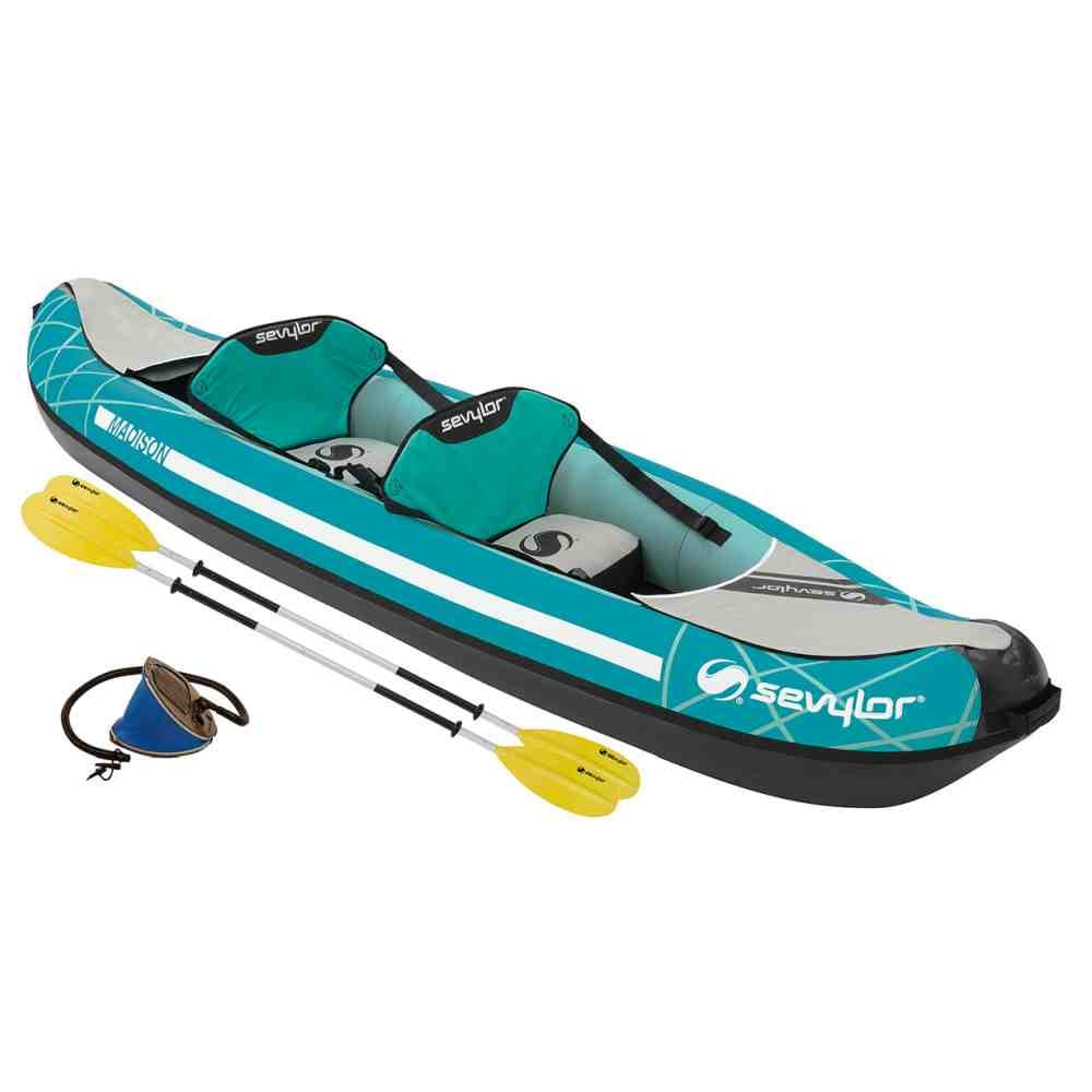 Sevylor Madison oppustelig kajak inkl. pagaj 2 voksne