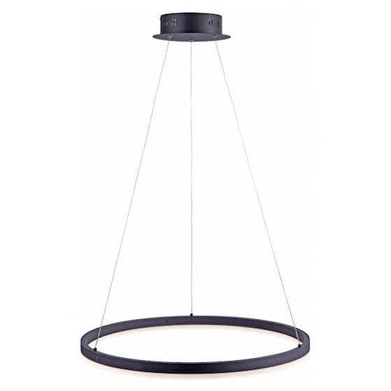 Paul Neuhaus Titus LED pendel/loftlampe antracit dæmpbar Ø60 cm