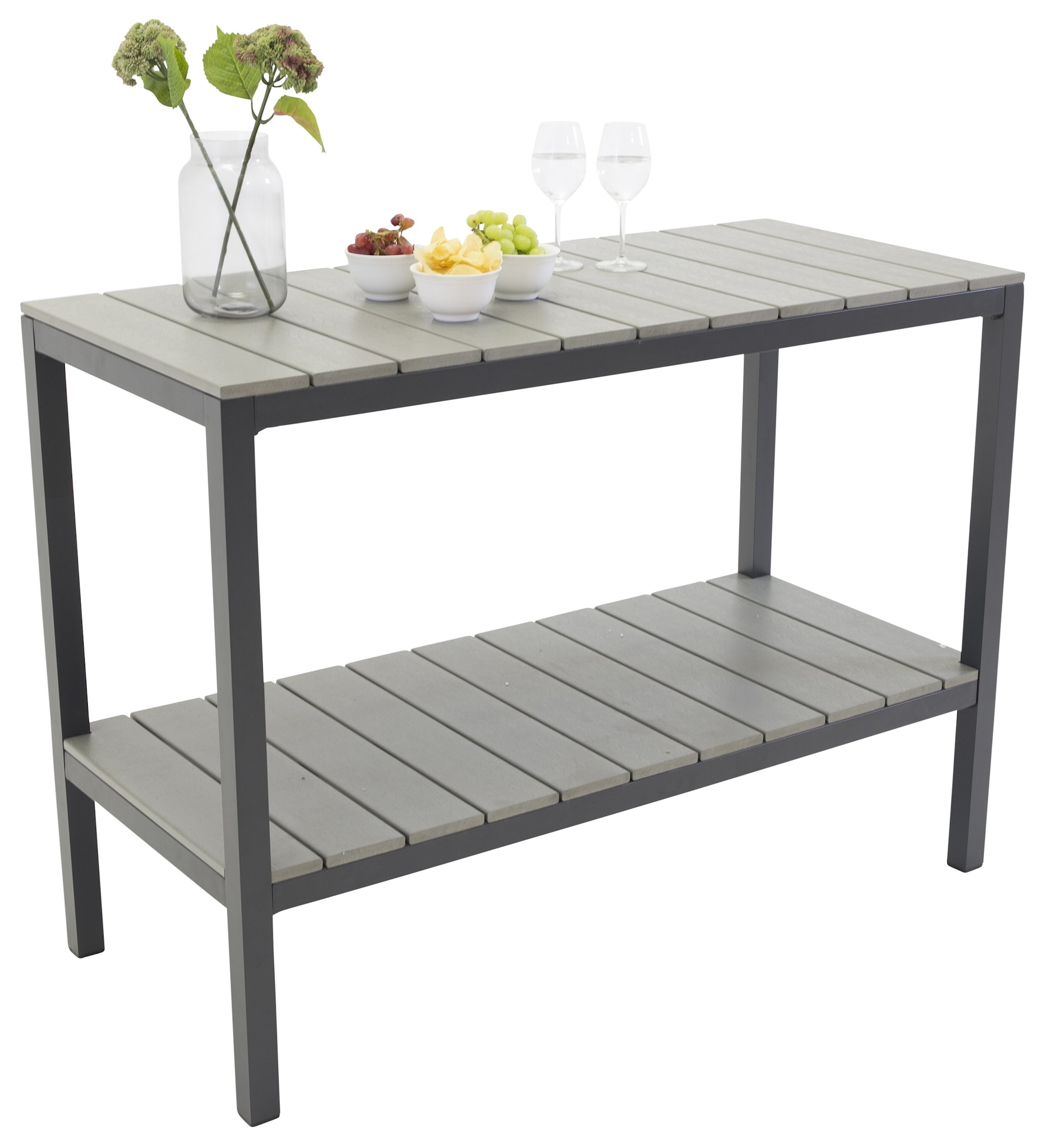 Venture Design Parma sidebord i grå/sort