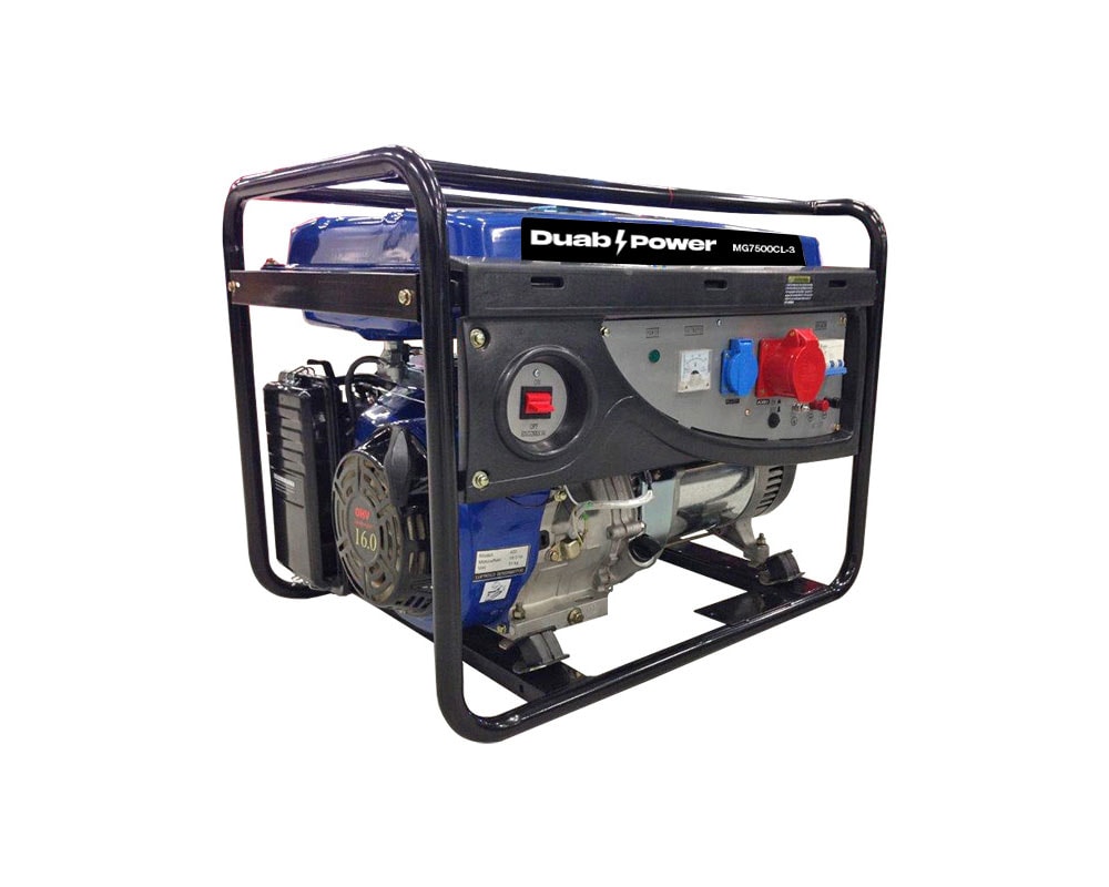 Duab-Power Generator MG7500CL-3 1-faset/3-faset Benzin