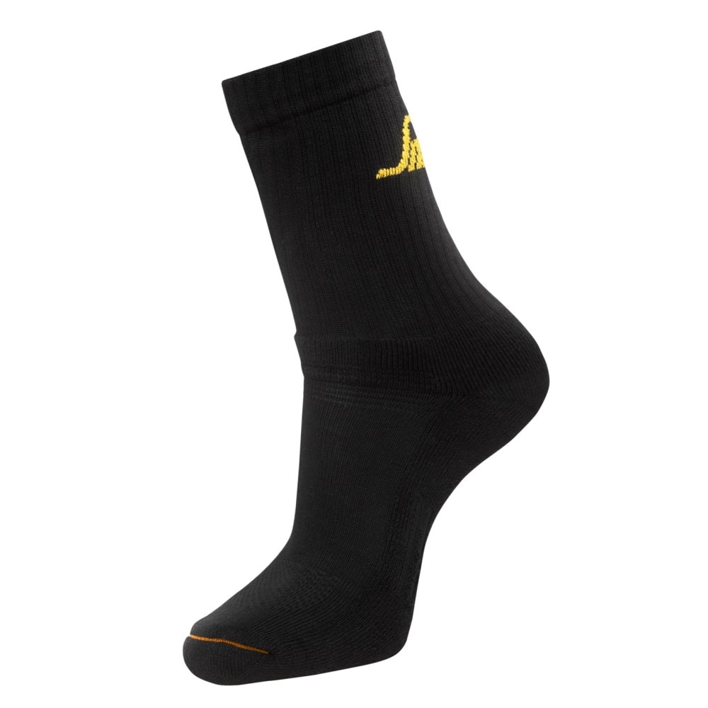 Snickers 9211 AllroundWork strømpe 3-pak sort str. 45-48