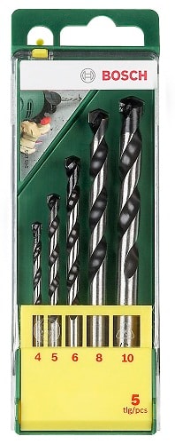 Bosch betonborsæt hm 4-10 mm 5 dele