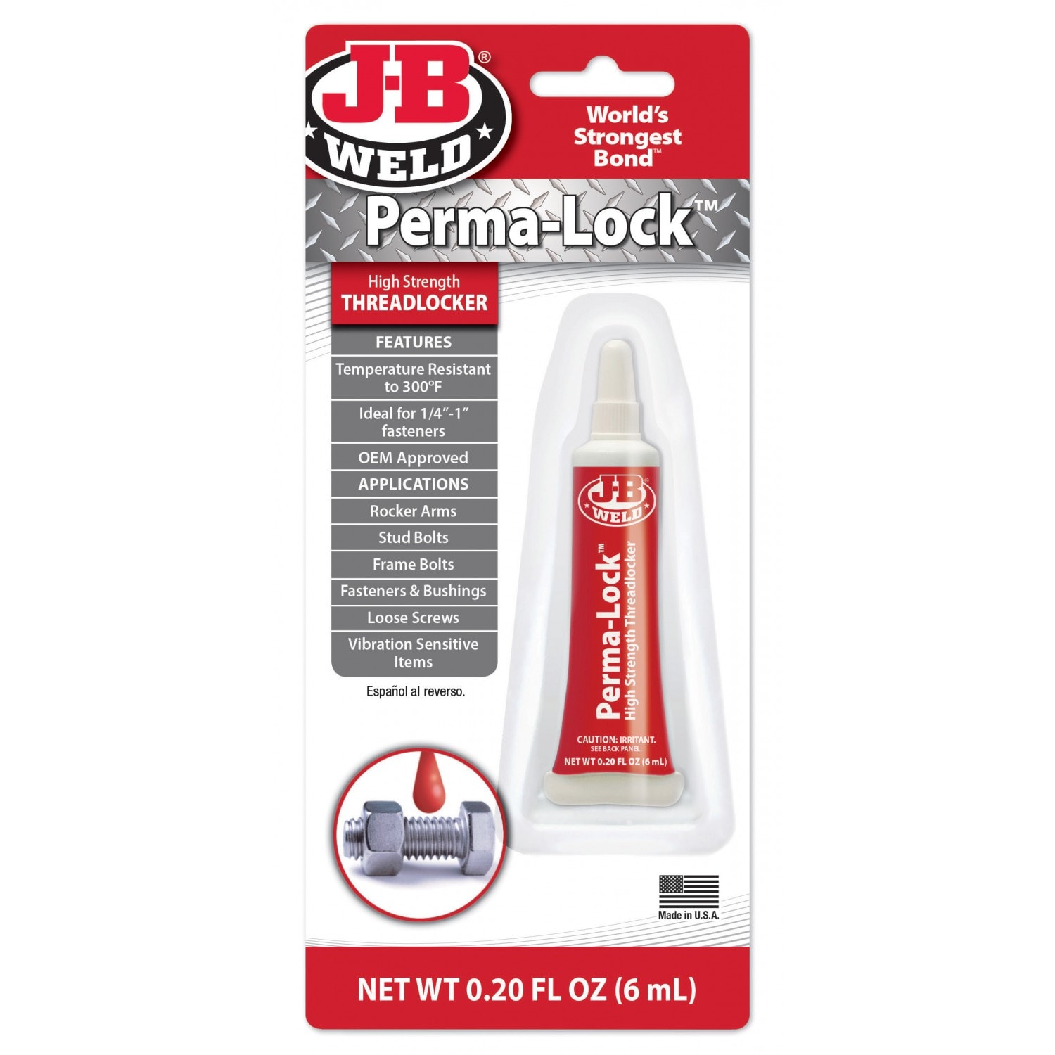 JB Weld Perma-Lock gevindsikring 6 ml