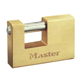 Master Lock hængelås messing, firkantet 63 mm