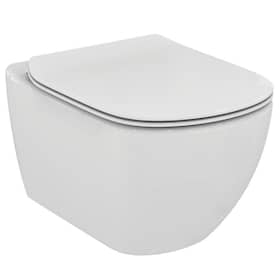 Ideal Standard Tesi Rimless hængeskål hvid med Sandwich toiletsæde 535 x 365 mm
