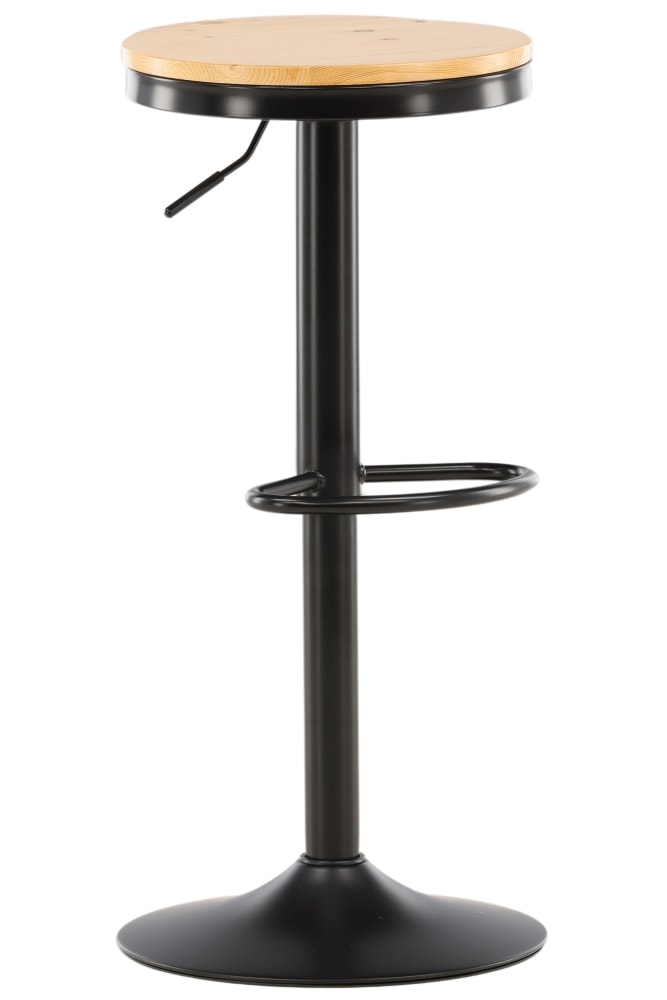 Venture Design Conway barstol i sort/ege-look