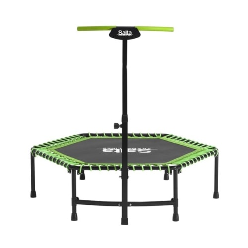 Salta Fitness trampolin i orange med håndtag