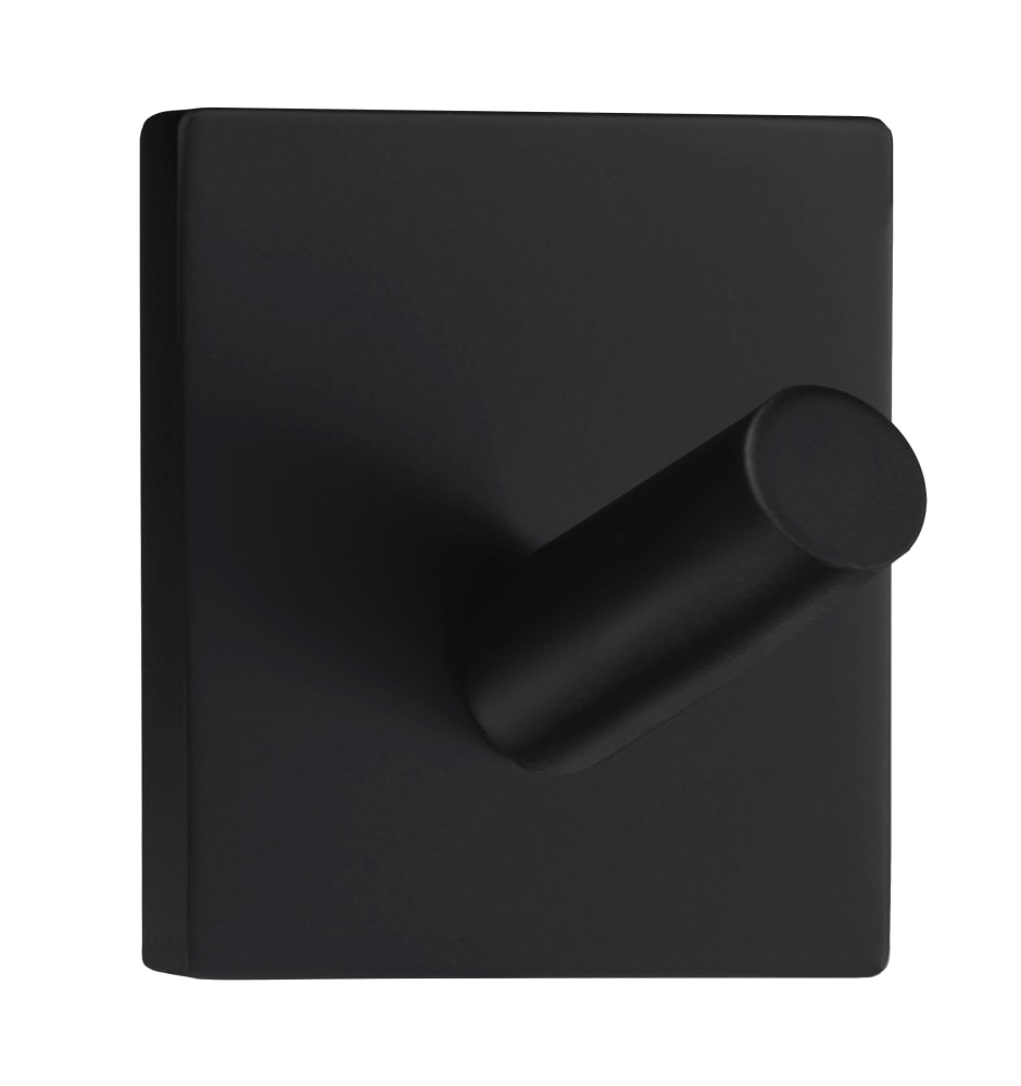 Beslagsboden enkelkrog mini selvklæbende sort