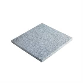 Flise i granit lysgrå 40 x 40 x 5 cm