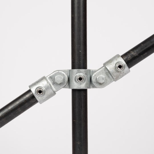 Clarrods Clamps CL167 dobbelt hængsel Ø48,3 mm