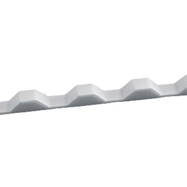 Plastmo tætningsprofil til jumbolite og Jabropro i hvid trapezplade (75/20) 1stk