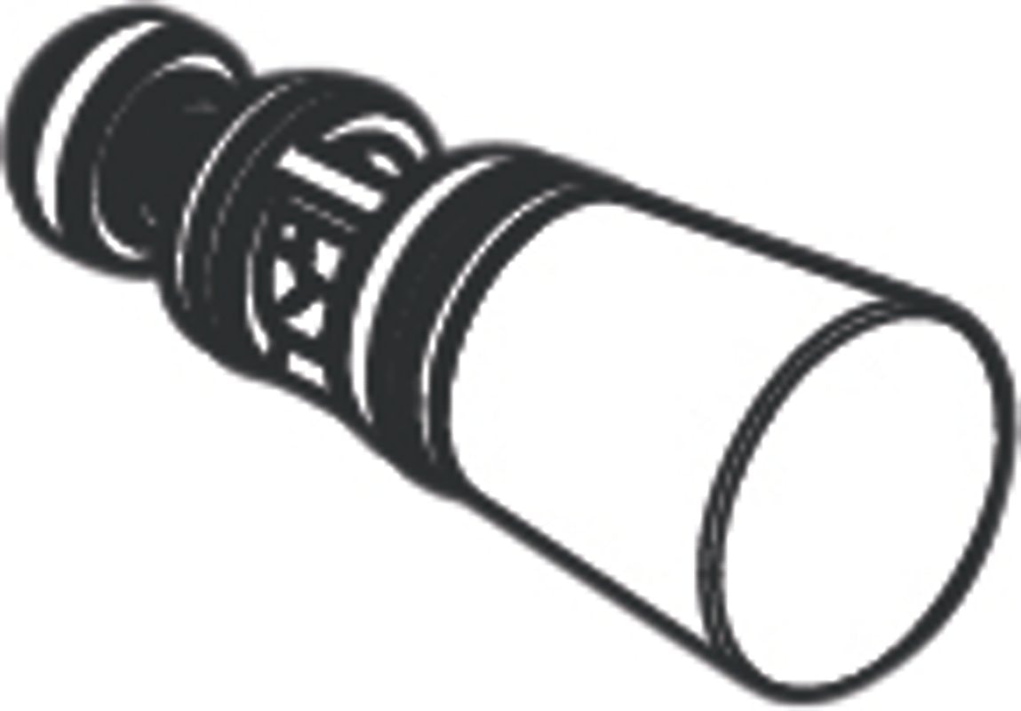 Ideal Standard komplet omskifterenhed med omskifterknap krom til B7693AA