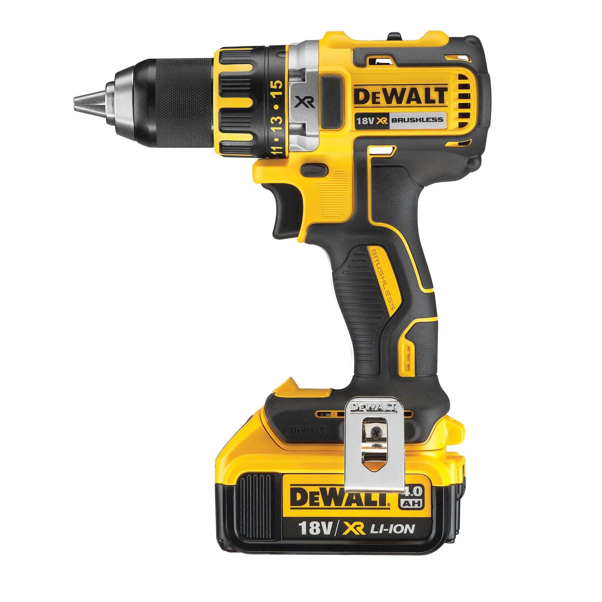 Dewalt DCD790M2-QW boremaskine 18V XR inkl. 2 x 4 Ah batteri og lader