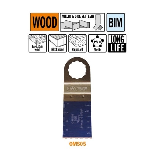 CMT Multicut Supercut BIM klinge til træ og plast 34 mm Ekstra holdbar