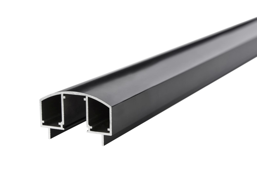 Superroof Smart Fence håndliste 70x745 mm sort alu til H95 og H125 cm