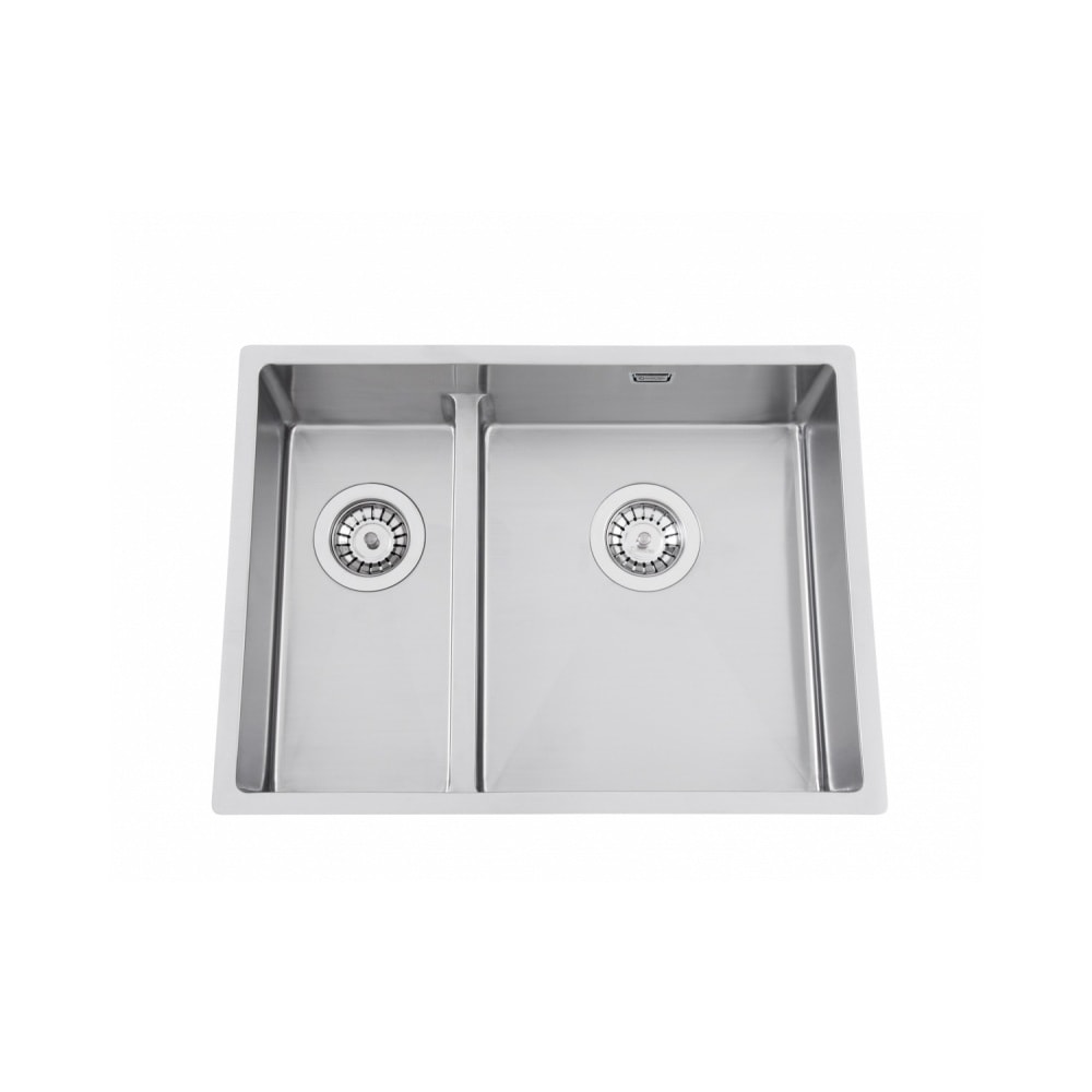 Nordic Tech Radius 75 KVX Nickel køkkenvask i stål