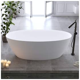 Bathlife Sund C919 fritstående badekar mat hvid 82 x 170 cm