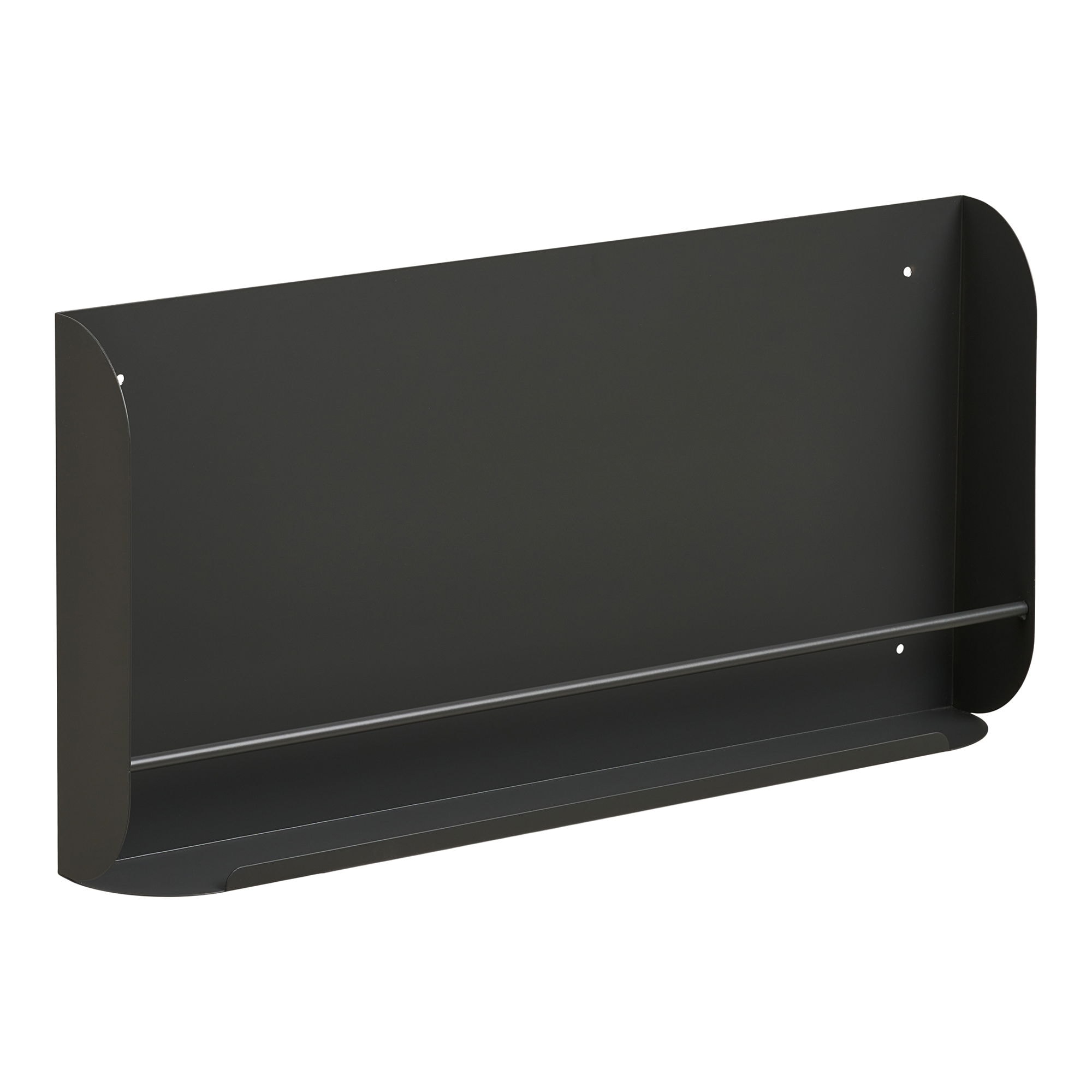House Nordic Volterra væghylde, metal, mørkegrå 60 x 7 x 30 cm