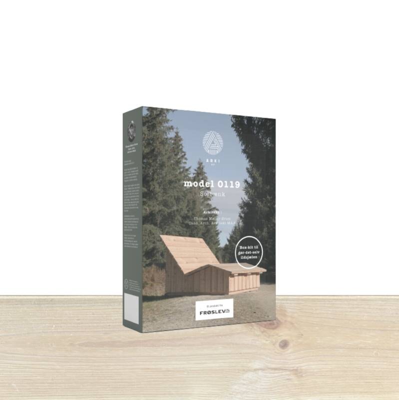 ARKI byg-selv kit solbænk i NTR trykimprægneret fyr