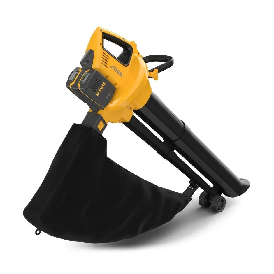 Stiga VS 100E løvblæser/-suger 20V inkl. 2 x 4,0 Ah batteri og lader