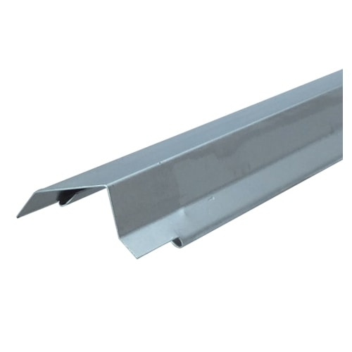 Scan sternkapsel 1A skrå med 4 hjørneklip blank alu 30 x 25 x 15 x 1000 mm