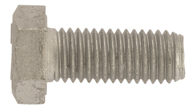 NKT stålsætskrue. Varmforzinket. Tykkelse 12 mm. 12 x 30 mm. 50 stk.