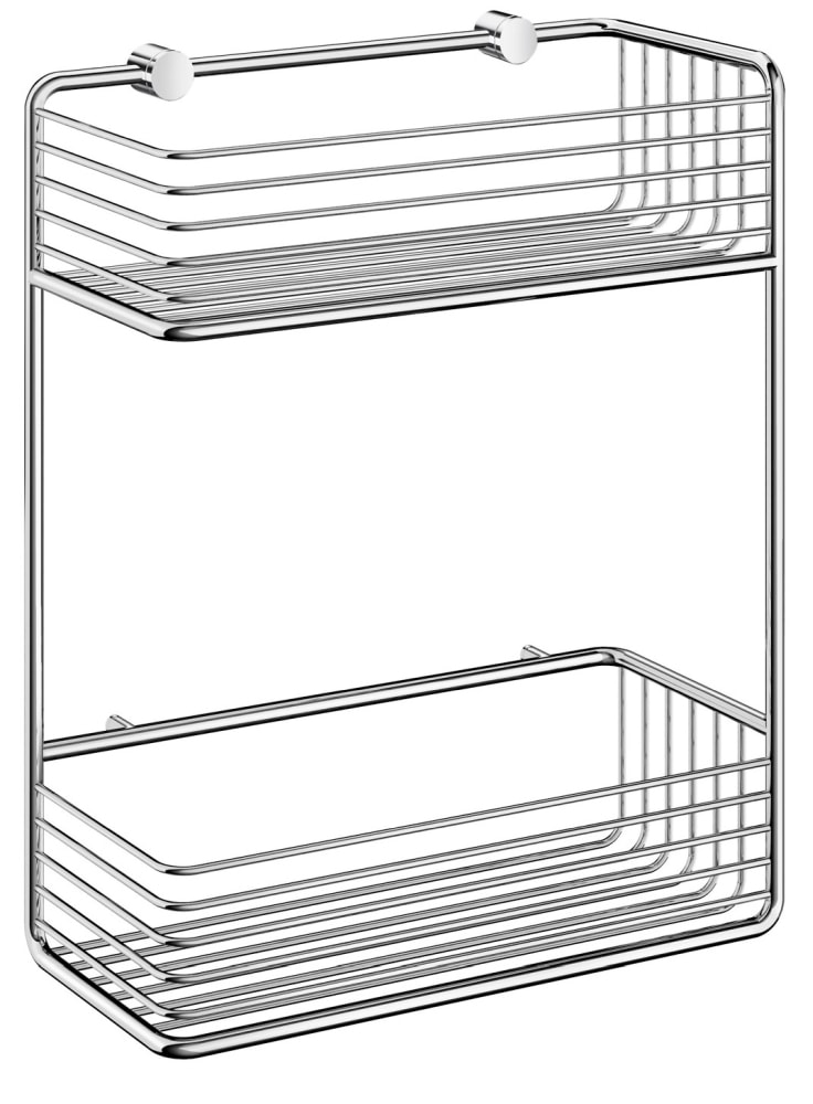 Smedbo Sideline brusekurv dobbelt krom 250 x 100 x 70 mm