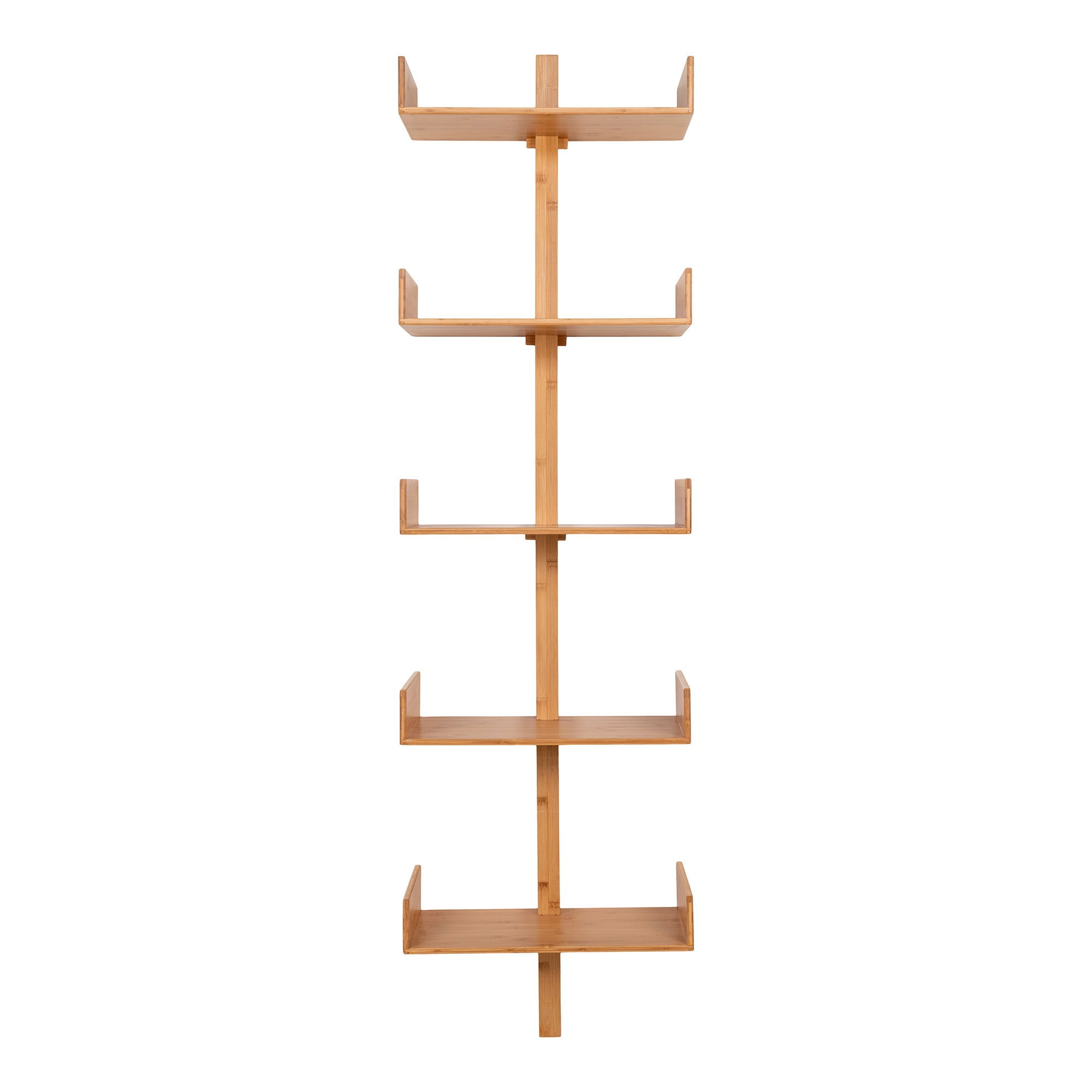 House Nordic Villa væghylde i natur bambus