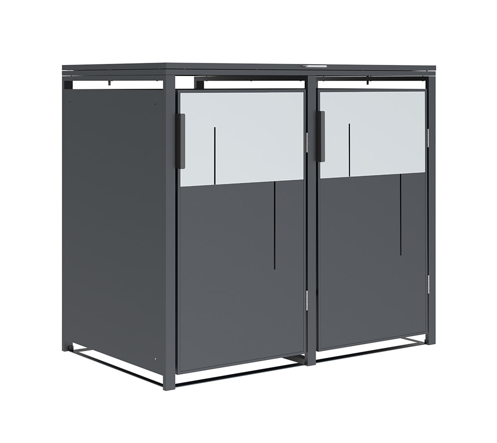 Westmann Tonus 4 skraldeskjul 4 x 240L