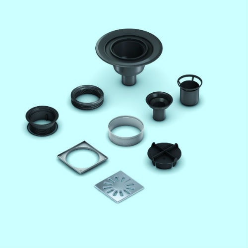 Wedi Fundo afløb lodret DN50