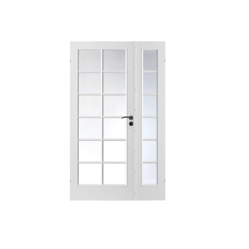 Swedoor Clever-Line Style SP12+SP6 dobbelt dør 40 mm med glas