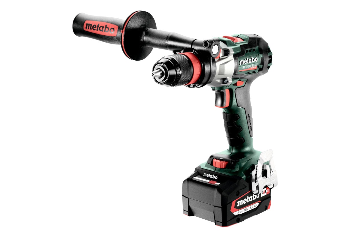 Metabo slagboremaskine SB 18 LTX BL Q I med 2x5,2Ah batterier og lader