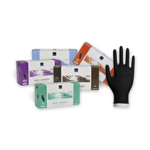 OX-ON engangshandske nitril / pudderfri Pakke med 200 stk. str. S