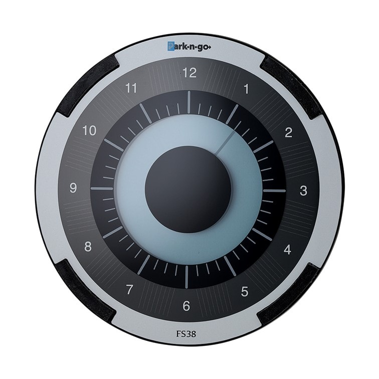 Parkngo Eco p-skive i sølv/sort