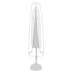 Outfit overtræk grå til parasol H195 cm