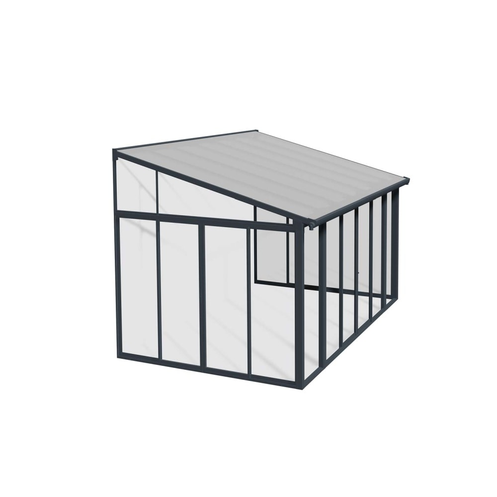 Palram - Canopia SanRemo udestue i grå 4 x 4,25 meter